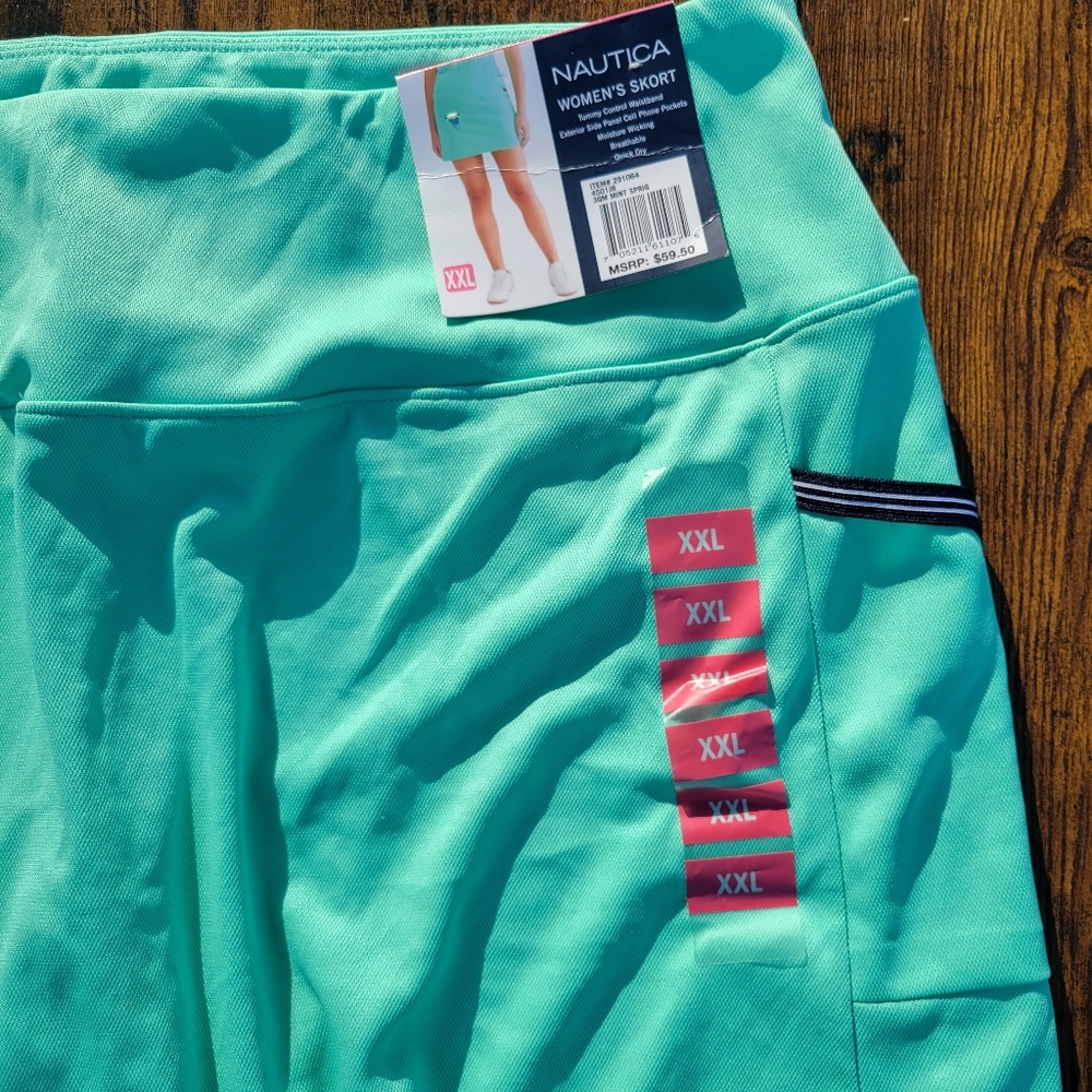 Nautica Women's Aqua Skort